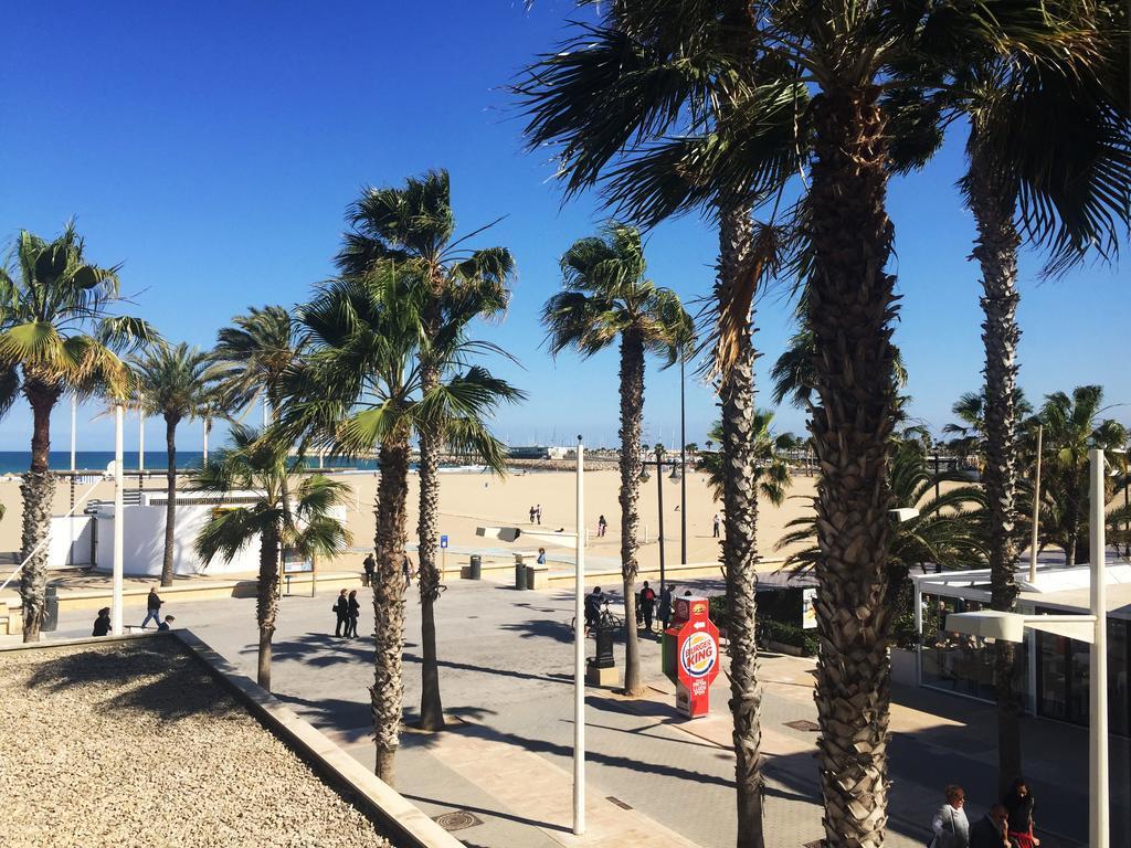 Malvarrosa Beach Rooms Valensiya Dış mekan fotoğraf